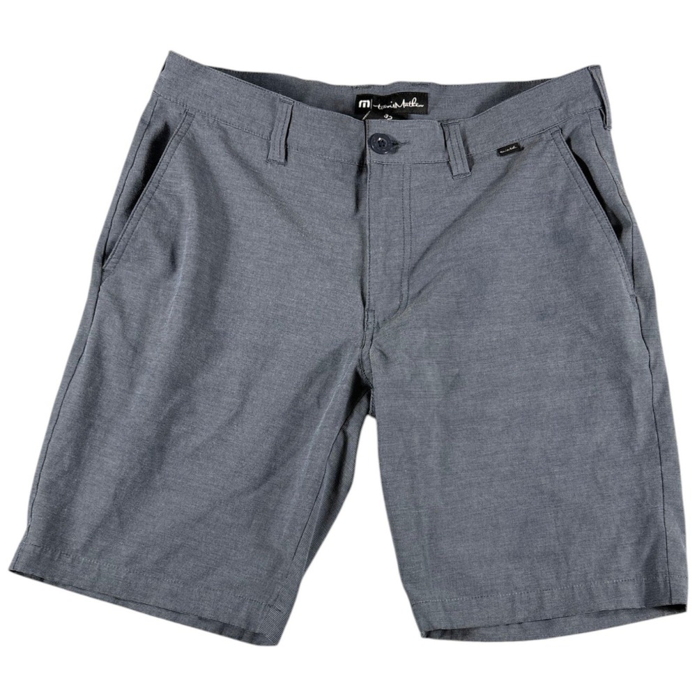 Travis Mathew Golf Shorts Men 32 Gray Sport Premium Lightweight Stretch Comfort